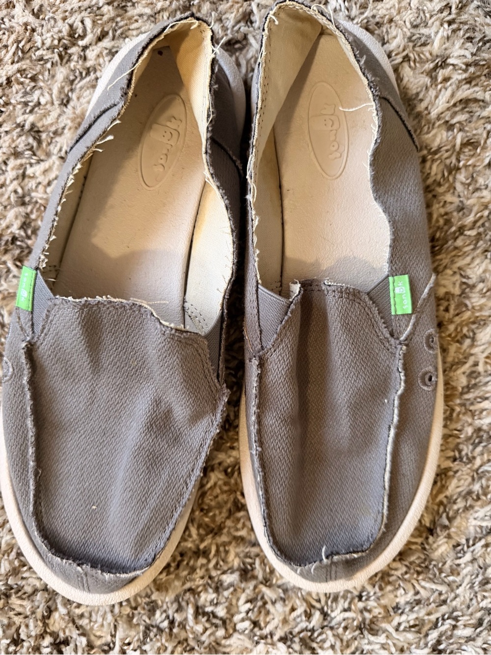 Sank Grey Canvas Slip-On